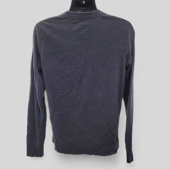 2/$20 Aeropostale Black Classic Logo Casual Top Long Sleeve Size: M - Picture 2 of 6